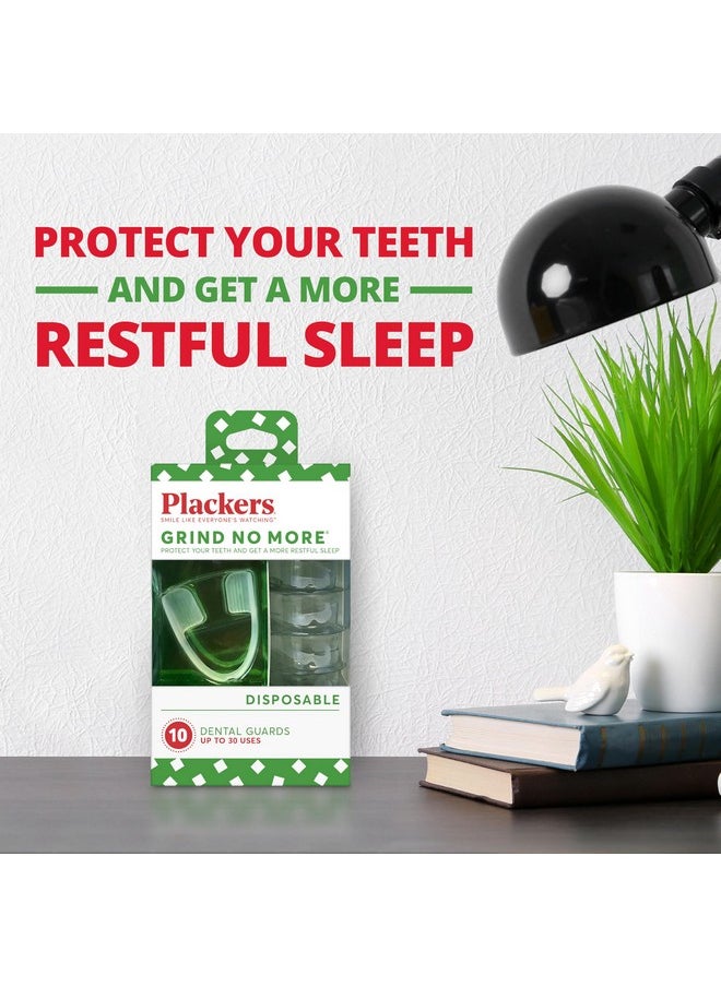 Plackers Grind No More Night Guard, Nighttime Protection for Teeth, BPA Free, Sleep Well, Ready to Wear, Disposable, One Size Fits All, 16 Count