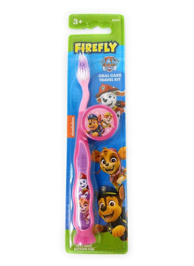 PAW Patrol Toothbrush for Kids 3+ yrs. Soft Suction Cup Pack of 2