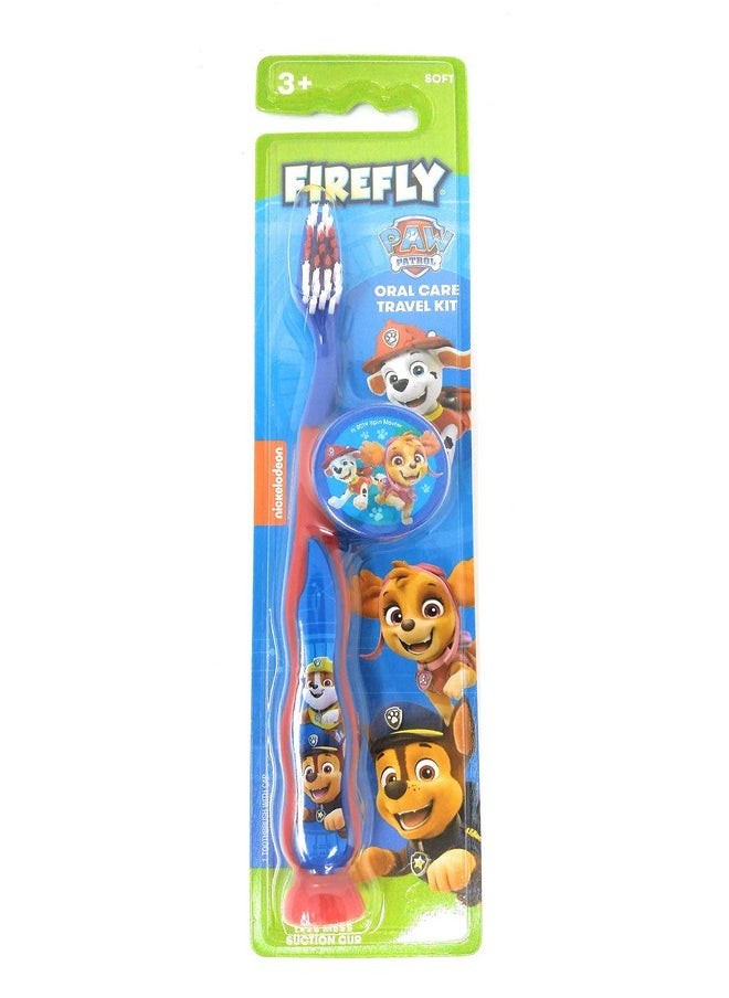 PAW Patrol Toothbrush for Kids 3+ yrs. Soft Suction Cup Pack of 2