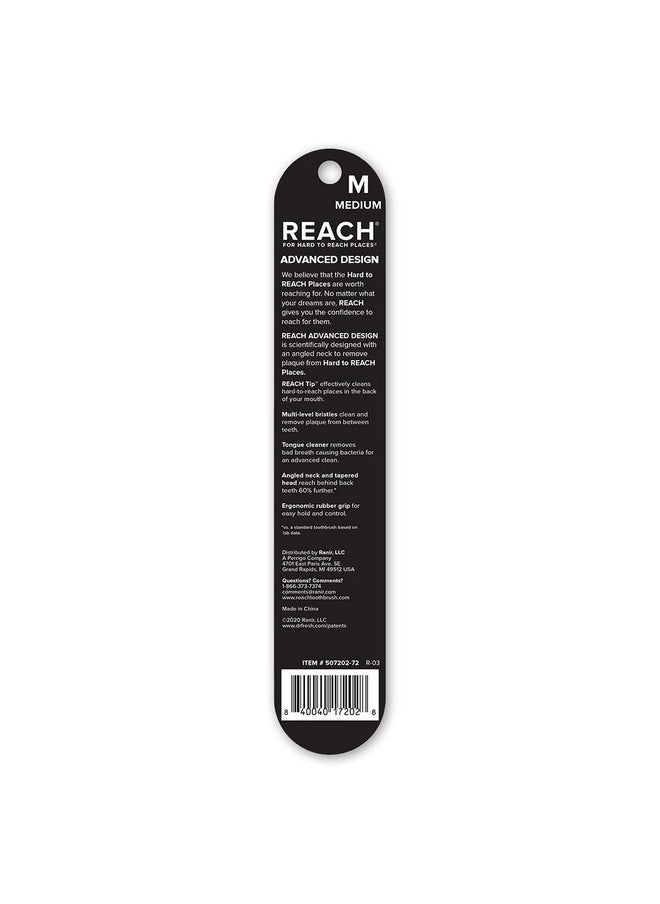 Reach Advanced Design Medium Adult Toothbrush