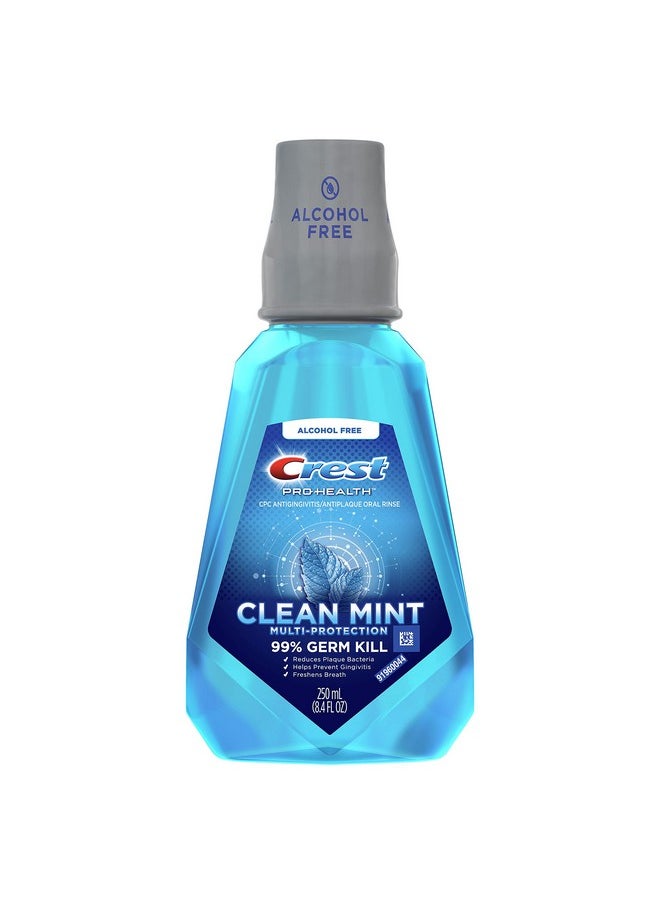 Crest Pro-Health Multi-Protection Cpc Antigingivitis/Antiplaque Mouthwash Clean Mint, 8.4 Fluid_Ounces,1 Count