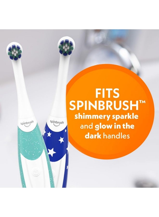 Spinbrush Kids Replacement Heads, Soft Bristles, 2-Pack