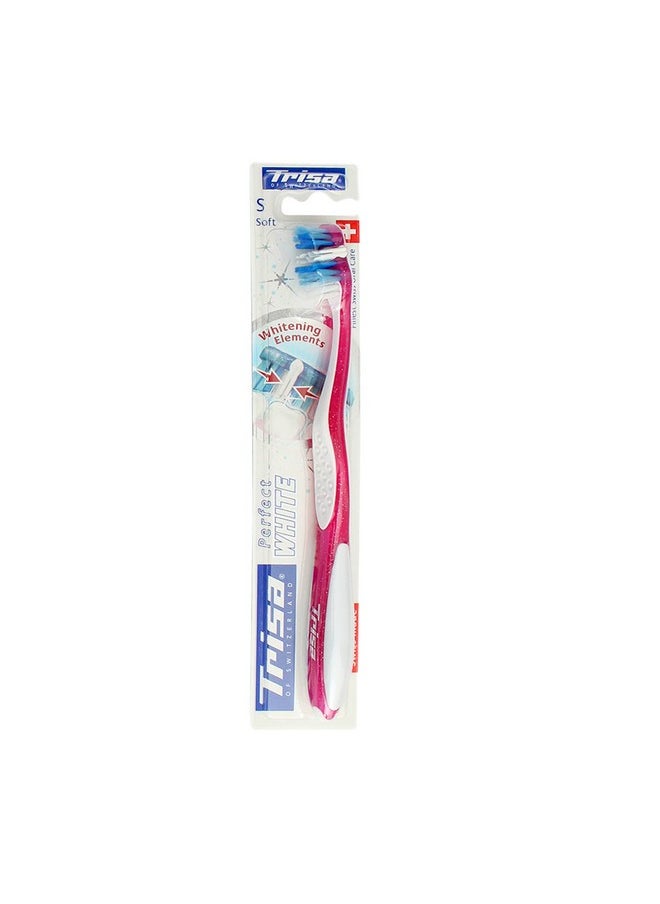 Trisa Perfect White Soft Toothbrush (Assorted Color)