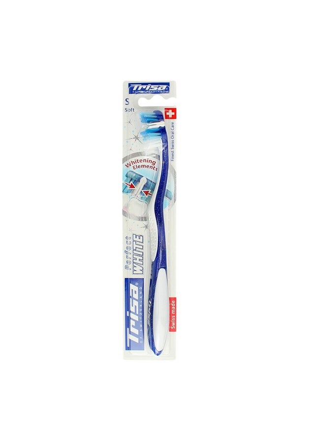 Trisa Perfect White Soft Toothbrush (Assorted Color)