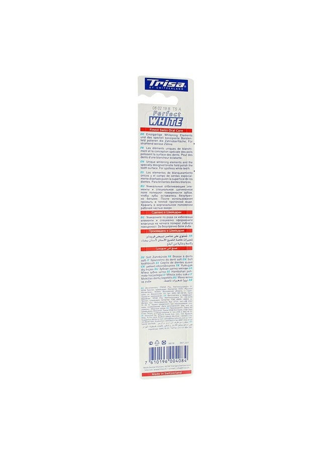 Trisa Perfect White Soft Toothbrush (Assorted Color)