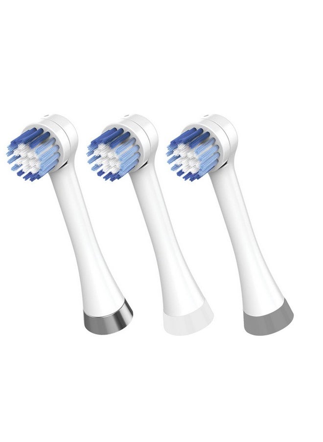 Waterpik Triple Clean Complete Care Replacement Brush Heads, White, OTRB-3WW, 3 Count