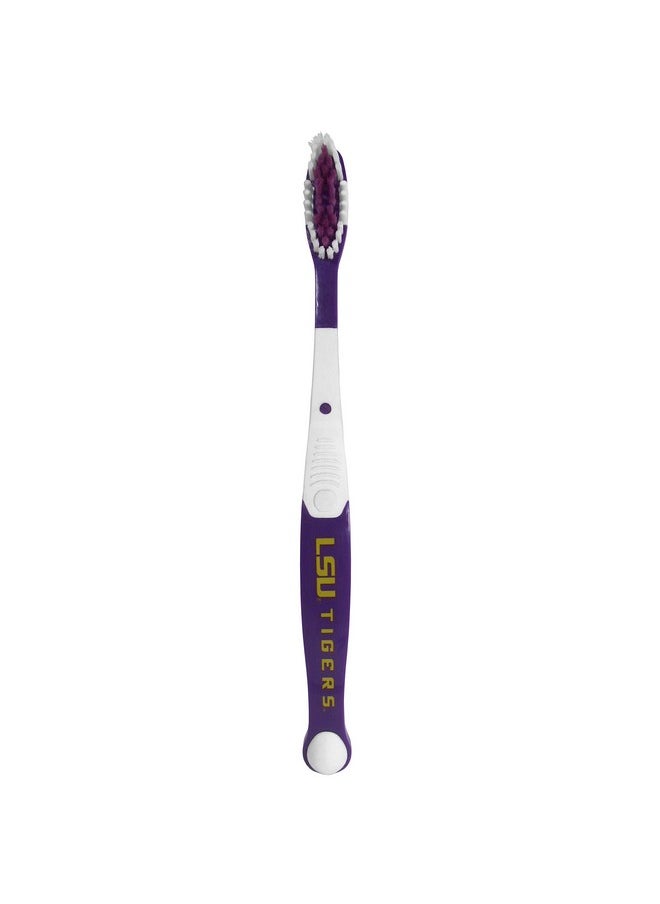 Siskiyou Sports NCAA LSU Tigers Unisex Travel Set Toothbrush and Travel Case, White, One Size