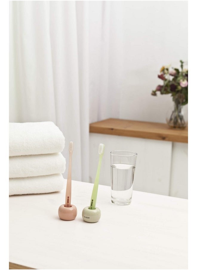 [KENT] COMPACT Small Head Extra Soft Toothbrush for Sensitive Teeth, Gums for Adults & Teens with Braces - (Set of 6)