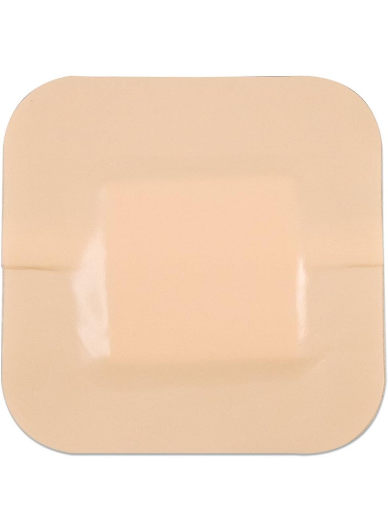 Dynarex Dynalevin Waterproof Adhesive Bordered Foam, 10 Count/4 x 4 Inch