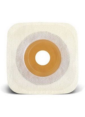 ConvaTec 405481 Esteem Synergy Adhesive Coupling Stomahesive Skin Barrier with Tape Collar, Pre-Cut, White, 1-5/8