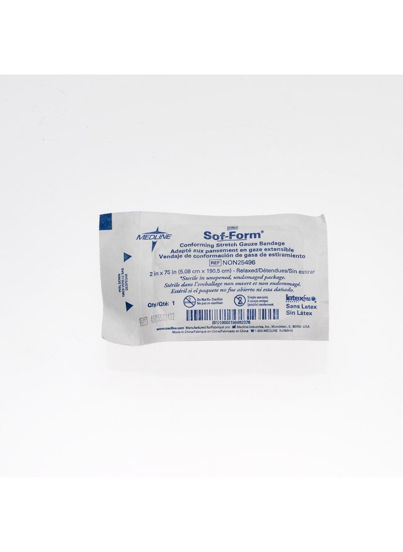 Medline Sterile Conforming Stretch Gauze Bandages, 2