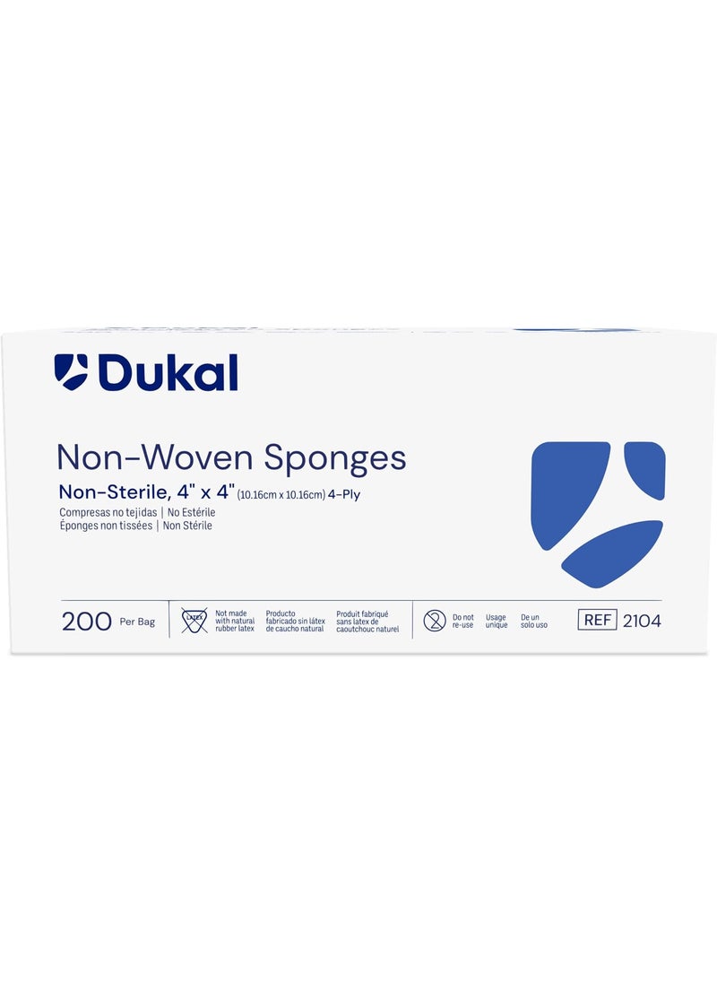 Dukal Dukal-2104 Non-woven Gauze Sponges Non-sterile 4