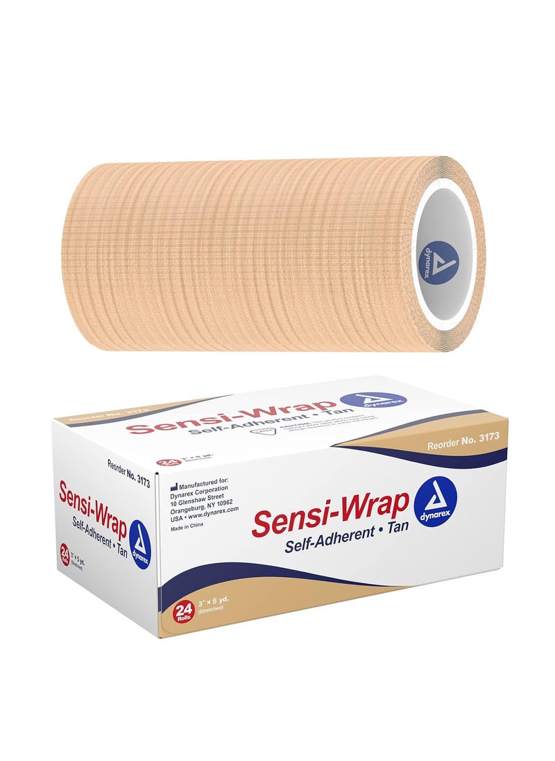 Dynarex 3173 Sensi Wrap, Self Adherent, 3