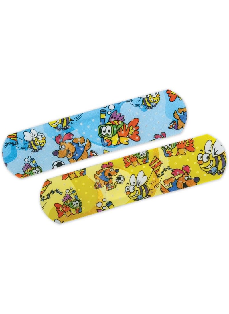 Curad NON256130 Medtoons Adhesive Bandages, 3/4