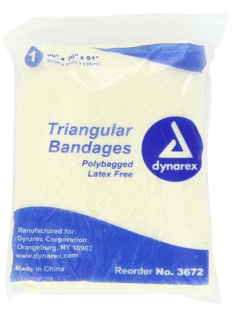 Dynarex 3672 Triangular Bandage, 36