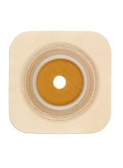 ConvaTec 125265 SUR-FIT Natura Two-Piece Stomahesive Skin Barrier with Tape Collar, Cut-to-Fit, Flexible, Tan, 2-1/4