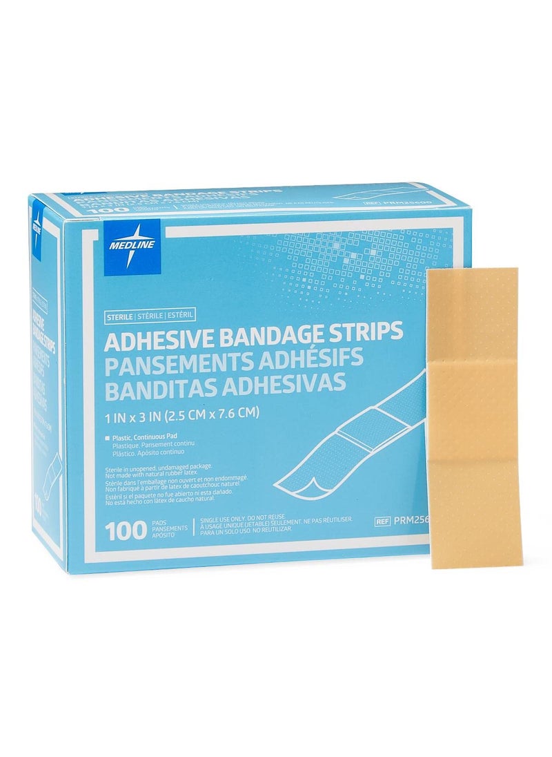 Medline PRM25600H Plastic Adhesive Bandage, 1