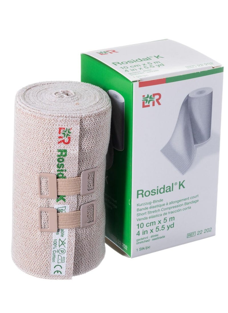 Lohmann & Rauscher Rosidal K Short Stretch Compression Bandage, For Use In The Management of Acute & Chronic Lymphedema, Edema, & Venous Insufficiency, 3.93