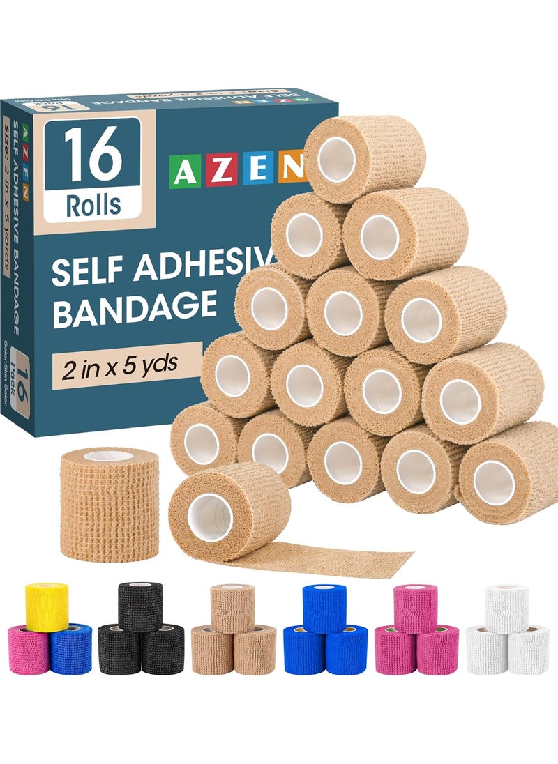 AZEN 16 Pack Self Adhesive Bandage Wrap, 2
