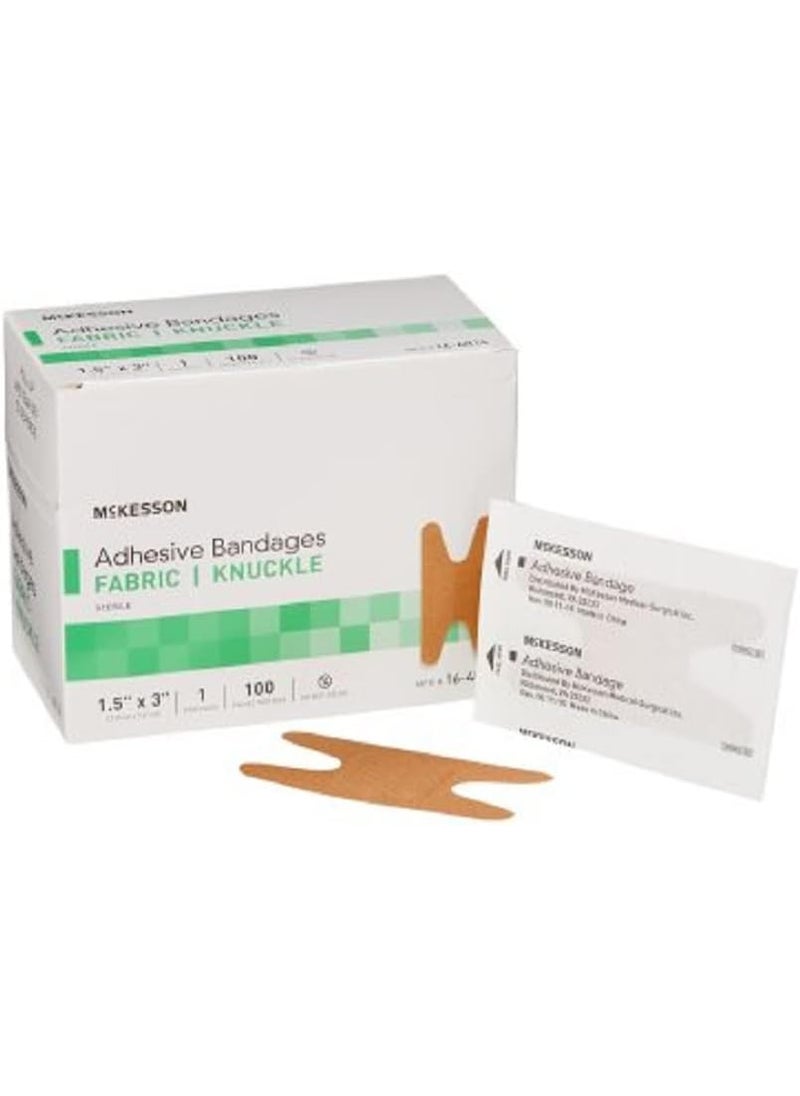 McKesson Medi Pak Performance Bandage Adhesive Fabric Knuckle, 1.5