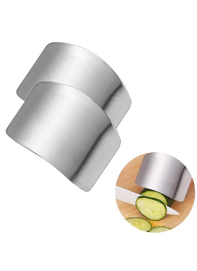 FreshDcart FDCFG Stainless Steel Finger Cutting Protector Hand Guard | Finger Protector Safe Chopping Hand Guard Pack of (1)