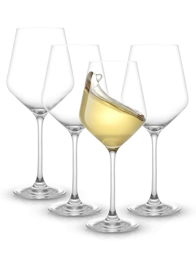 Ash & Roh® - Glasses Crystal Premium Crystal Wine Glasses Long Stem,Perfect for Red or White,Daily Use - 250 ML (4)