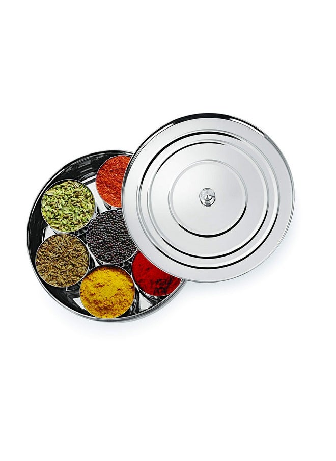 Neelam Stainless Steel Spice Box Set of 10 Pieces - 1225 ml