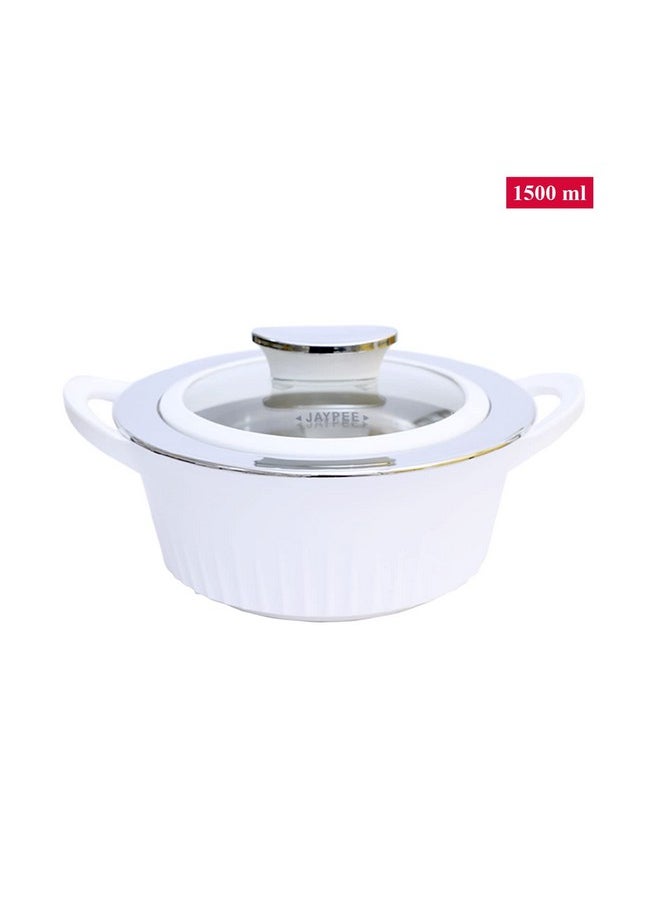 Jaypee Casserole Olivia Set 1000ml, 1500ml and 2000ml Parrot White