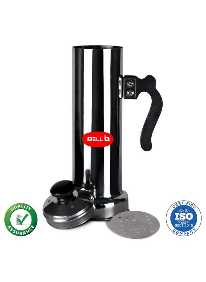 iBELL Stainless Steel Puttu Maker, Food Grade 304 Stainless Steel