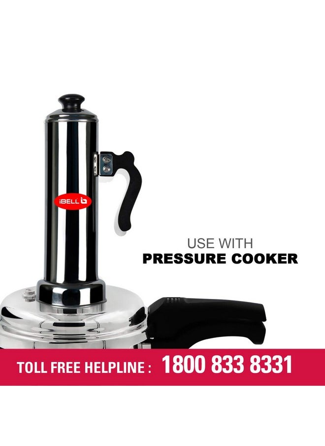 iBELL Stainless Steel Puttu Maker, Food Grade 304 Stainless Steel