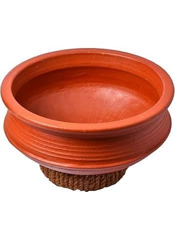 ASN Traditional New Cooking Pot 1 Litre, red
