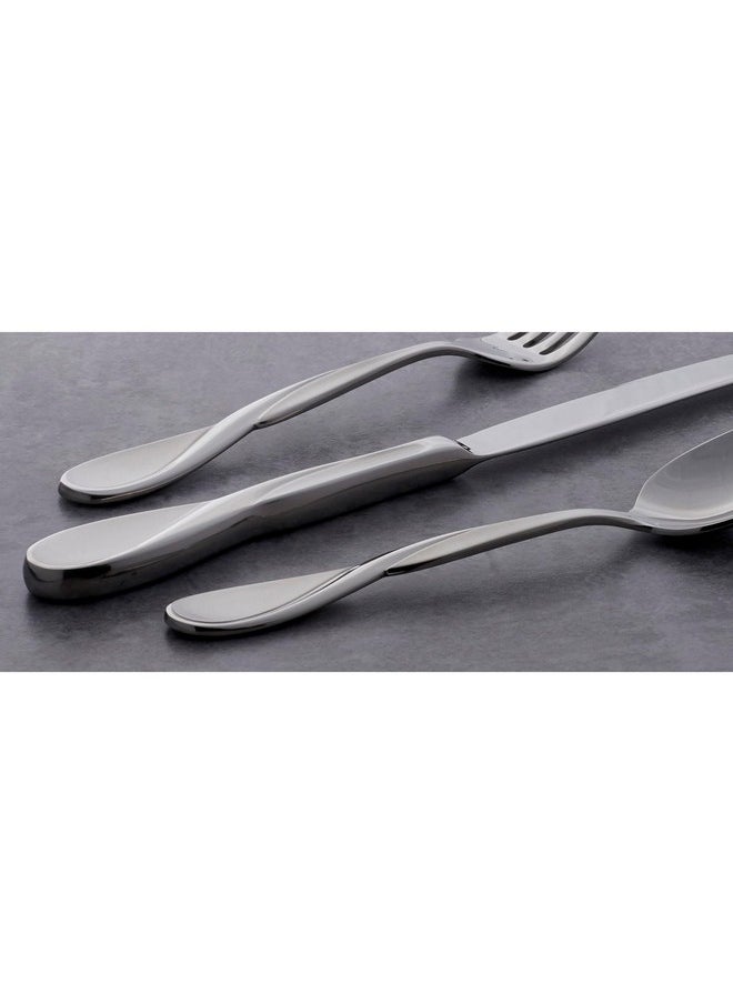 Oneida Satin Aquarius 5 Piece Fine Flatware Set, Service for 1 18/10 Stainless Steel, Silver