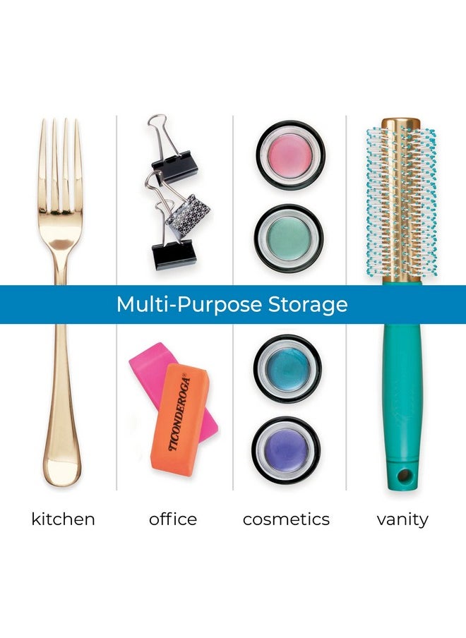 InterDesign Linus Kitchen Drawer Organizer for Silverware, Spatulas, Gadgets - Clear