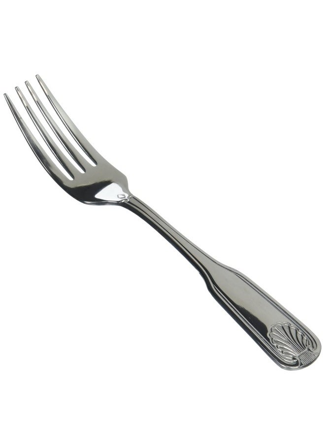 Winco St 12-Piece Toulouse Dinner Fork Set, 18-0 Extra Heavy Weight Stainless Steel, Silver
