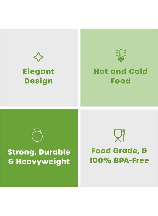 Comfy Package [192 Combo Pack] Premium Heavyweight Disposable Clear Plastic Silverware - 64 Forks, 64 Spoons, 64 Knives, plastic utensils, Cutlery Set for Parties, Events, and Catering