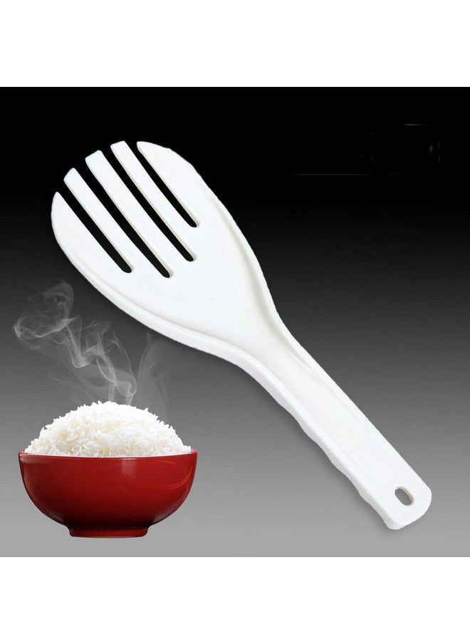 Meal Spoon Rice Paddle Spoon Rice Spoon Paddle Rice Scooper Household Necessities Plastic Rice Paddle Spoon Non-Stick Rice Spoon 2pcs Rice Spatula