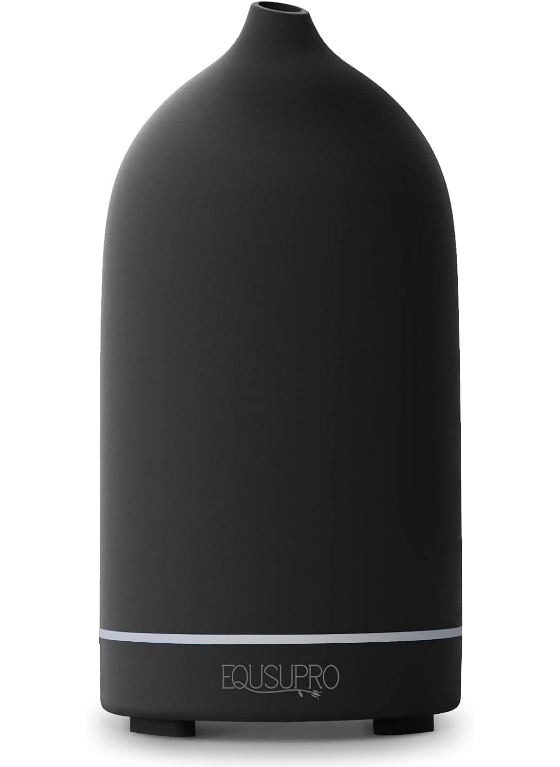 Ultrasonic Essential Oil Aromatherapy Diffuser - Cool Mist Diffuser 100ml with Waterless Automatic Shut-Off Protection&7 Color LED Light Cycle Changing for Home Yoga SPA (Black)