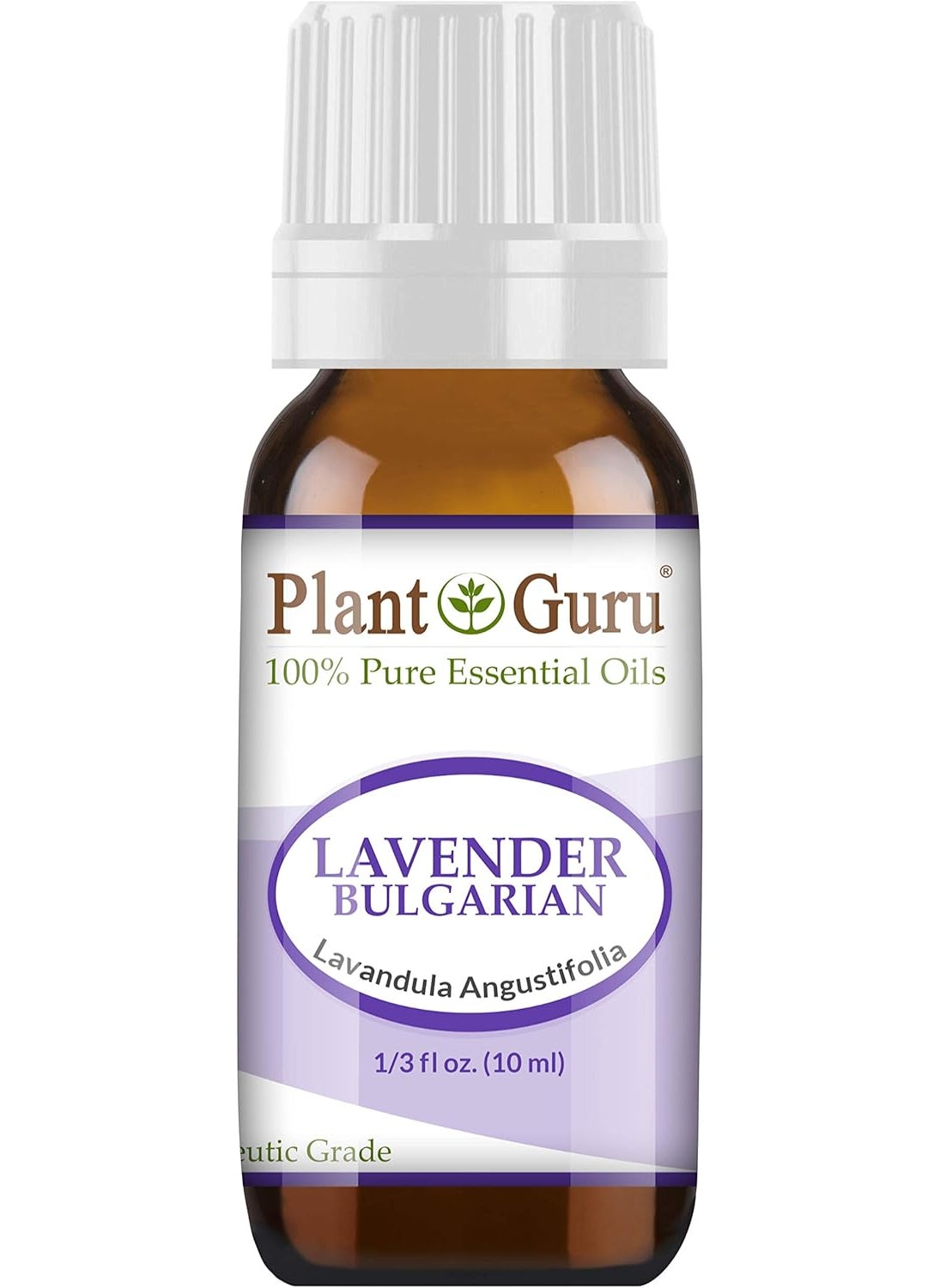 Lavender Essential Oil 10 ml (Bulgarian) 100% Pure Natural Undiluted Therapeutic Grade for Skin, Body and Hair Growth, Aromatherapy Diffuser, Great for Relaxation and Calming.