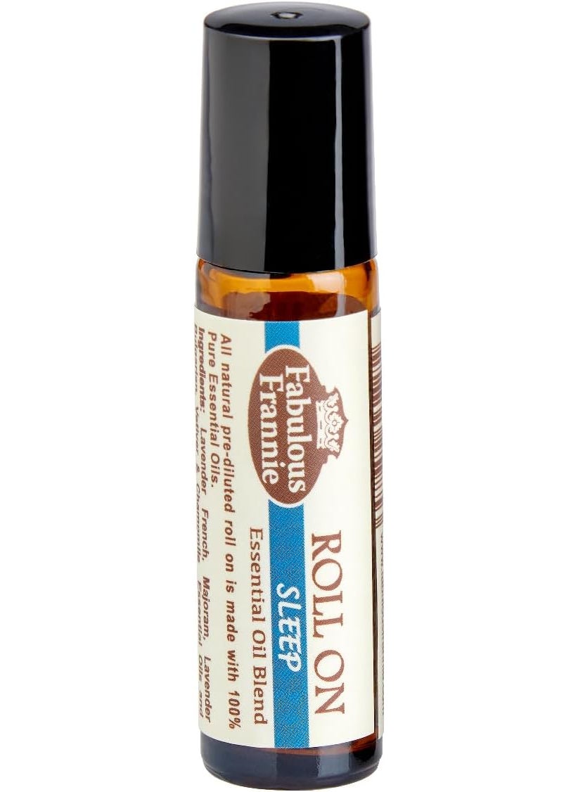 Fabulous Frannie Sleep Essential Oil Blend Pre-Diluted Roll-On 10 ml Made with Chamomile, Marjoram, Bulgarian Lavender and Vetiver