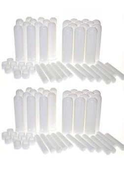 Wild Essentials Essential Oil Inhaler Tubes, Sticks (24 Pack), Wicks, Aromatherapy On The Go, Compact, Lightweight, Made in USA, Thick Medical Grade Plastic, Portable, Degradation Resistant, Premium
