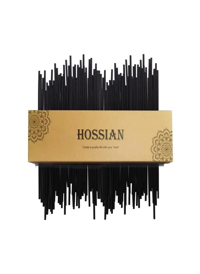 HOSSIAN 100PCS Reed Diffuser Sticks-9inch Diffuser Black Fiber Reed Sticks-Essential Oil Aroma Replacement Aroma Reed Diffuser Sticks