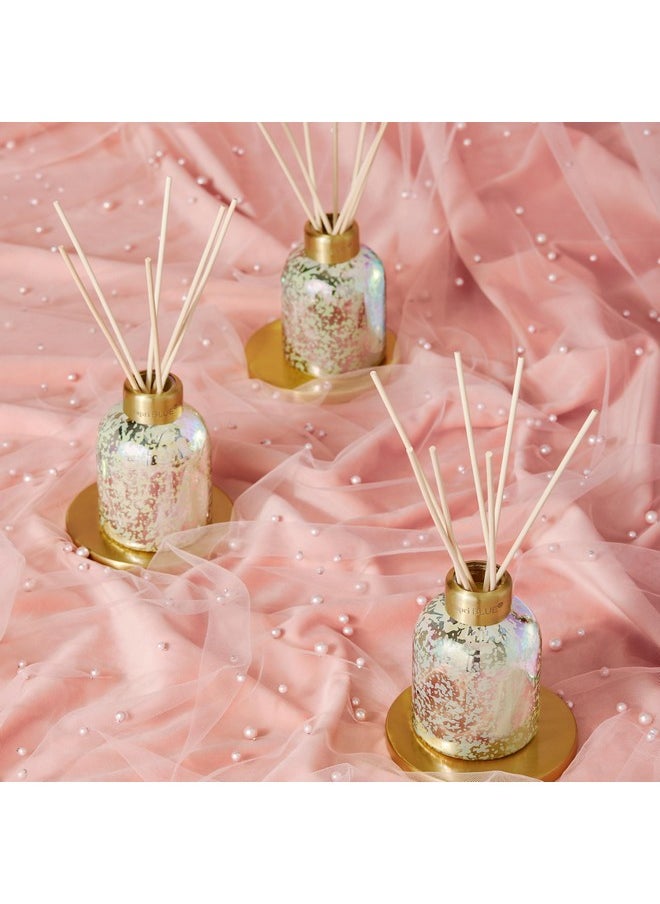 Capri Blue Volcano Reed Diffuser - Comes with Volcano Scented Diffuser Oil, Diffuser Sticks, and Mercury Iridescent Glass Bottle - Aromatherapy Diffuser (5.7 fl oz)