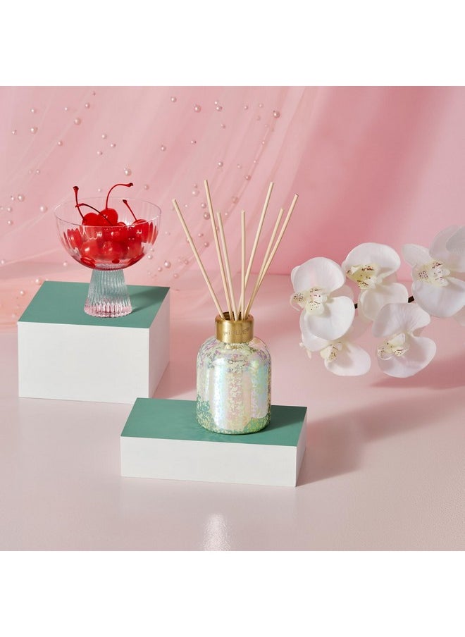 Capri Blue Volcano Reed Diffuser - Comes with Volcano Scented Diffuser Oil, Diffuser Sticks, and Mercury Iridescent Glass Bottle - Aromatherapy Diffuser (5.7 fl oz)