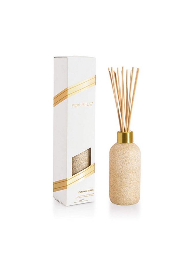 Capri Blue Glam Reed Diffuser - 8 Fl Oz - Pumpkin Dulce