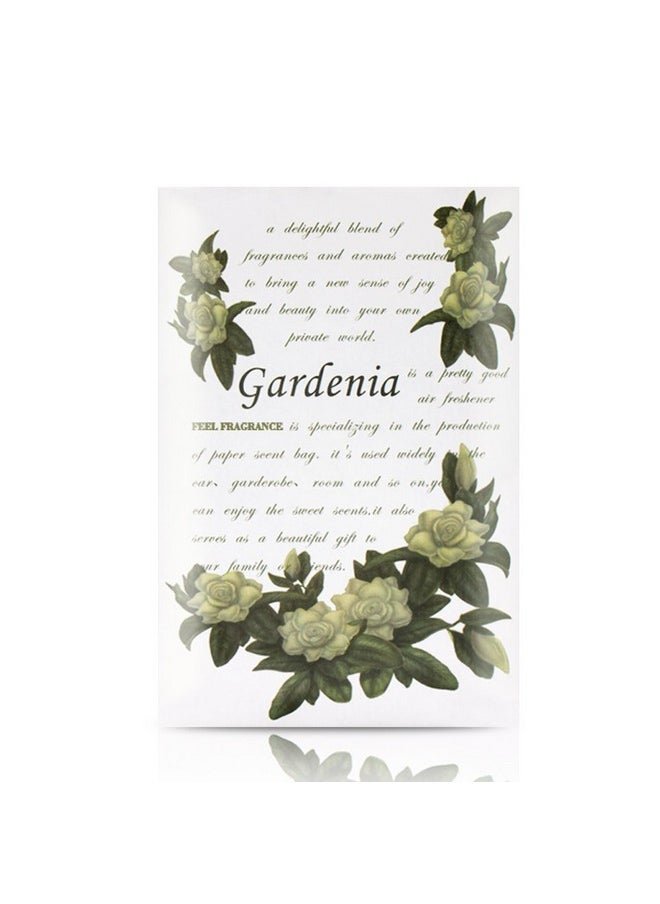 Feel Fragrance Scented Sachet for Drawers and Closets - Sachet Bags, Lot of 12 (Gardenia)