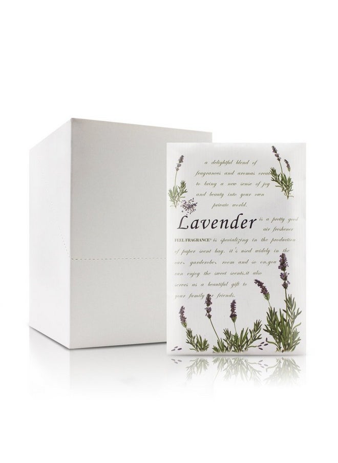 Lavender Scented Sachet for Drawers and Closets - Feel Fragrance Sachets, Lot of 12 (Lavender)