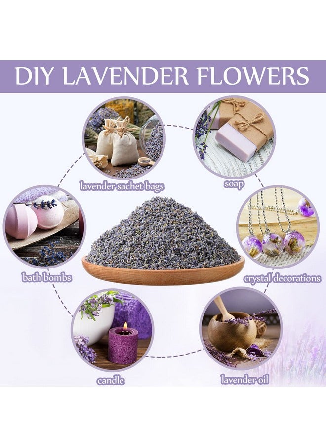 Treela 3 Pound Dried Lavender Bulk Dry Lavender Buds Fragrant Lavender Flower Petals for DIY Wedding Gift Crafts Home Fragrance Sachets