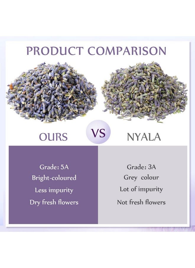 Treela 3 Pound Dried Lavender Bulk Dry Lavender Buds Fragrant Lavender Flower Petals for DIY Wedding Gift Crafts Home Fragrance Sachets