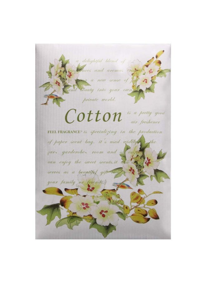 Feel Fragrance Scented Sachets for Drawer,Lot of 8 (Cotton)