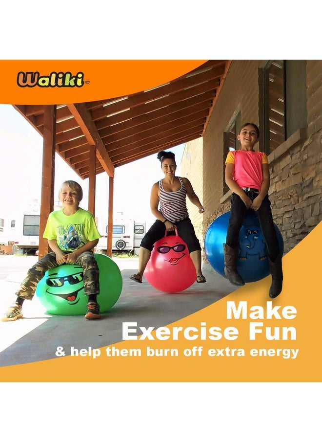 WALIKI Hopper Ball Toy for Boys & Girls Ages 7 8 9 Years Old | Tie-Dye Jumping Ball | Hippity Hop Ball | Fun Birthday Gift | 20”